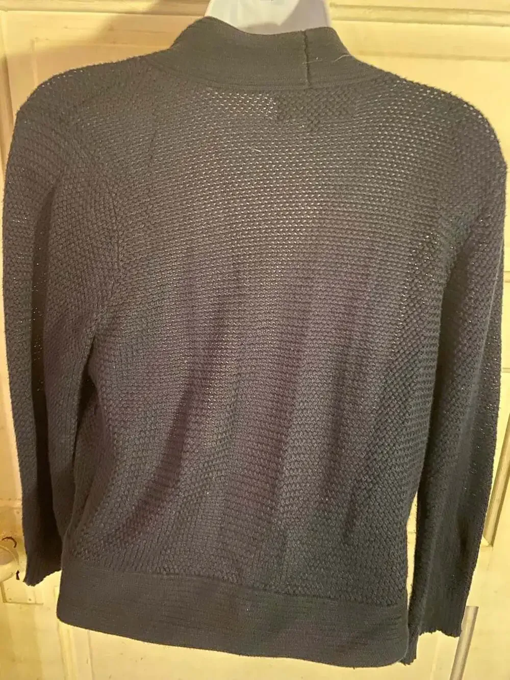 Jones New York Signature Open Front Knit Shrug Cardigan